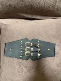 ウエストコルセットベルト　ゴスロリ　地雷系