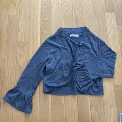 GALLERY VISCONTI グレー カーディガン　ギャラリービスコンティ