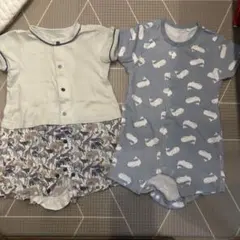 50-60cm 70cm 半袖ロンパース　男の子