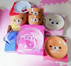 ︎︎◌ リラックマ&Kittyちゃん 食器8点set︎︎◌