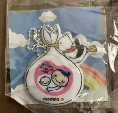 コウノトリ　マタニティマーク　キーホルダー　妊婦