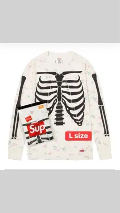 Supreme Hanes bones thermal crew floral