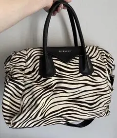 GIVENCHY ゼブラ柄 トートバッグ