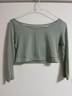 Chacottバレエ用 トップス 七分丈 グリーン Mのサムネイル