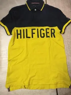Tommy Hilfiger 半袖Tシャツ M イエロー/ネイビー