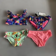 新品未使用　H&M 女の子向けセパレート水着 110センチ