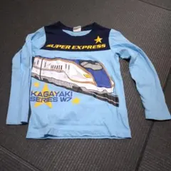 TRAIN GARAGE 新幹線デザイン 長袖カットソー 120cm