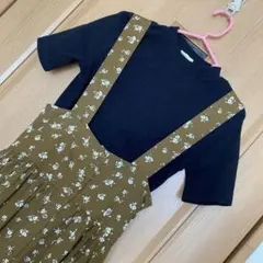 ♡美品LOWRYS FARM サス付きロングスカートL&トップスF　L