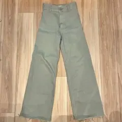 ZARA マリンストレートパンツ　ジーンズ