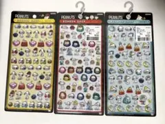 【正規品】ボンボンドロップシール　ミニ　スヌーピー3枚セット