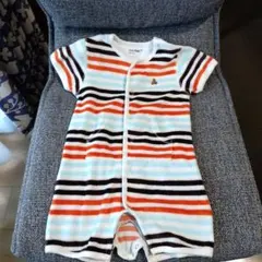 babyGap ストライプロンパース 80　半袖　女の子　男の子