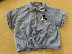 Disney ミッキーマウス 半袖シャツ 80プティマイン