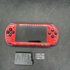SONY PSP3000 レッドブラック　本体 8GBメモリースティック付き