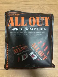 未使用 ALL OUT リストラッププロ 61cm オールアウト オレンジ
