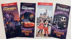 4部　ディズニーランド　アドベンチャー　カリフォルニア　ガイドマップ　日本語英語