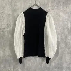 シアーニットブラック