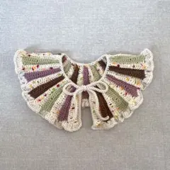 ハンドメイド かぎ針編み つけ襟