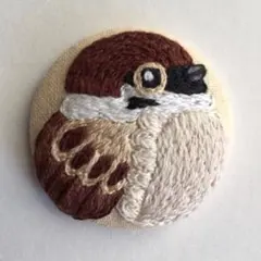 刺繍ブローチ ブローチ
