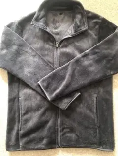 メンズフリースジャケット　グレー