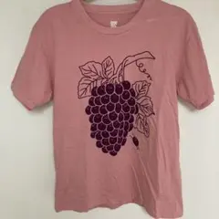graniph Tシャツ ビューティフルシャドウ ぶどう ピンクのサムネイル