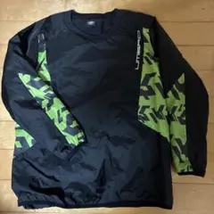 umbro ピステ・ウィンドブレーカー 160サイズ 黒/緑
