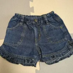 sunny Landscape デニム フリル ショート パンツ 95