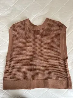 メッシュバックリボンセーター