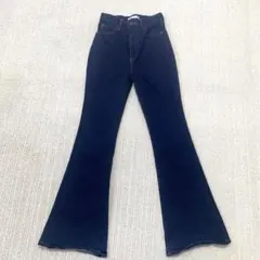 美品 MOUSSY MVS フレア デニム ワンウォッシュ 美脚デニム - メルカリ