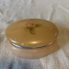 天然石 ジュエリーボックス 薔薇柄 小物入れ アンティーク