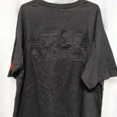 Disney スターウォーズ エンボス加工 Tシャツ ブラック 4Lサイズのサムネイル