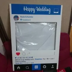 Instagram風ウェルカムボード★A1ポスターセルフカット★ウェルカムボード