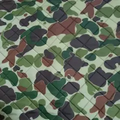 キルティング生地　ナイロンタフタ　迷彩柄
