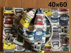 電車正面柄★給食セット★巾着＆ランチョンマット40×60★入学準備新学期