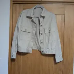 GRL ベージュ コットンジャケット Fサイズ