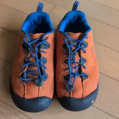 KEEN クライミングシューズ オレンジ/青