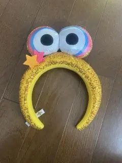 キャラクター風カチューシャ ゴールド スパンコール