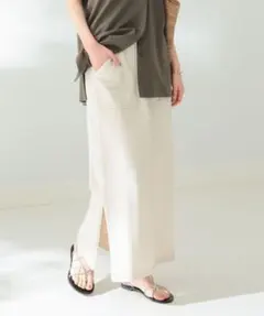 B:MING by BEAMS 梨地 スカート　ナチュラル　綿100％のサムネイル