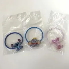 ディズニー　ヘアゴム　ダンボ　スティッチ　ピグレット