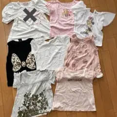 女の子 3歳 90 半袖 Tシャツ ワンピース タンクトップ 8枚 まとめ売り