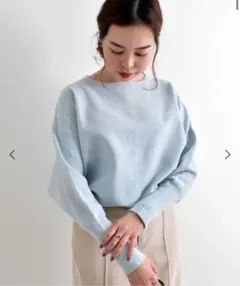 ❣️新品タグ付き❣️ le.coeur blanc バックビジュードルマンニット