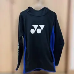 YONEX フード付きウォームアップウェア 黒・青 テニス ソフトテニス