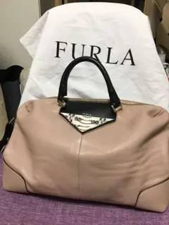 TUMI トゥミ パイソン柄 トートバッグ 折りたたみ可 軽量 ナイロン 大