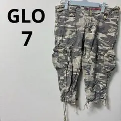 レディース 迷彩柄 カーゴパンツ 【7】ハーフ丈 サイドポケット