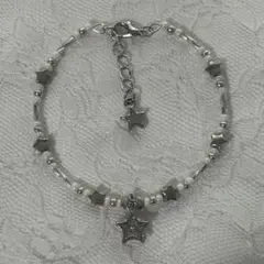 キラキラ星スターハンドメイドブレスレットY2Kフェアリーグランジウィッシュコア