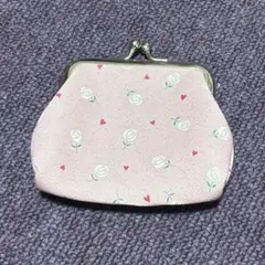 花柄 がま口財布