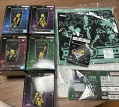 一番くじ キングダムハーツ 7点 F賞（5個）E賞タオル（2種）G賞チャーム