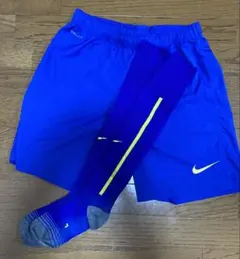 NIKE ナイキDRI-FIT サッカー　ハーフパンツ　ソックス　セット　青　L