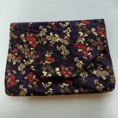 【茶道】花柄　 和装バッグ　華道　　　小物入れ　数寄屋袋　7/20まで！茶道