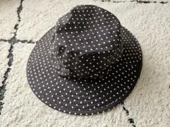 ノースフェイス　ナイロン　ハット　ドット　ブラウン