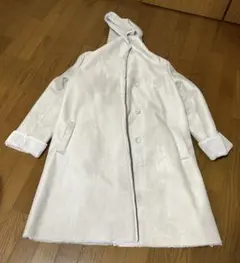 フード付き内側ボアスエードコート 3L